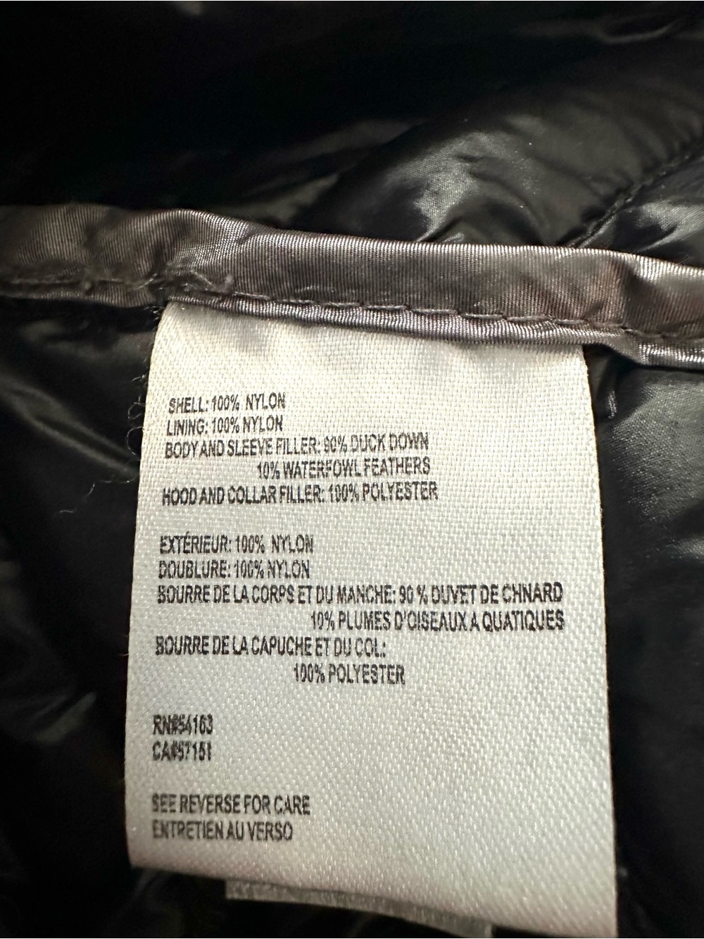 Calvin Klein XL Black Packable Premium Down Long Puffer Coat Hooded - Picture 8 of 11